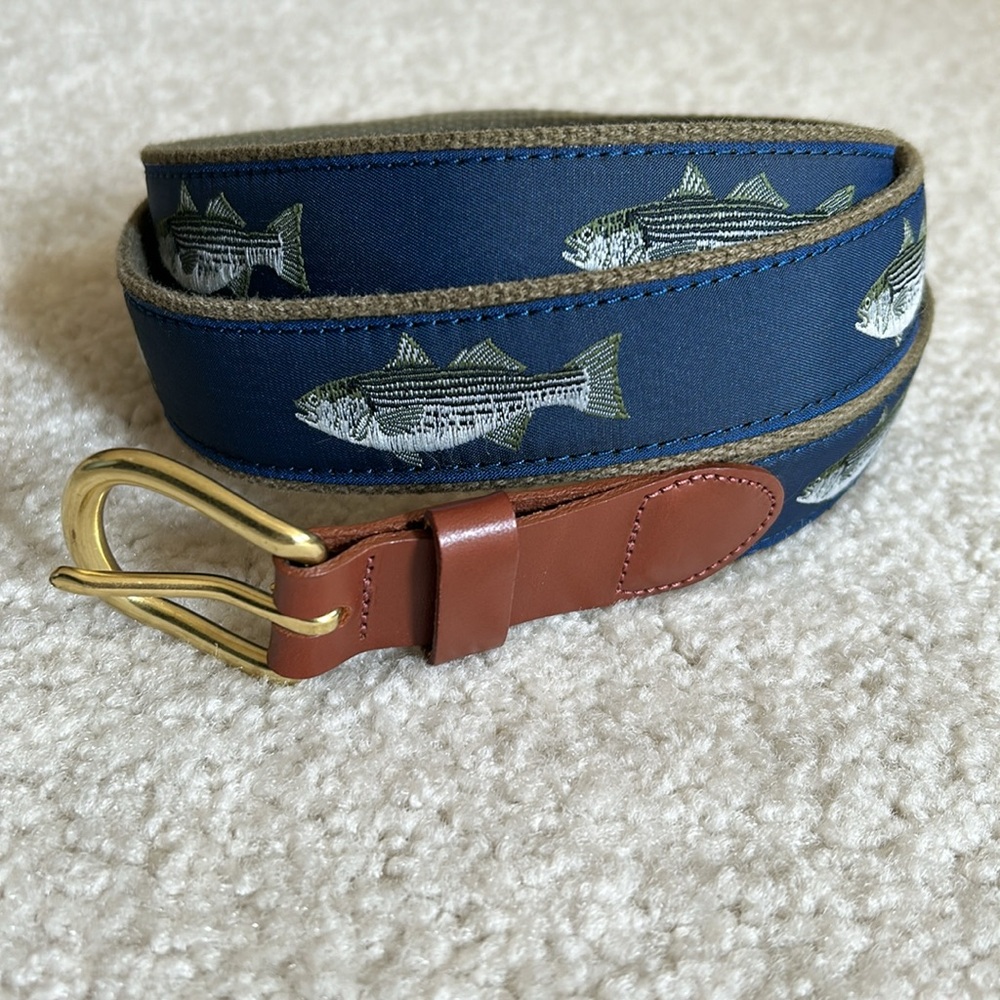 Leather Man Ltd “Striper” Men’s Belt